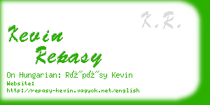 kevin repasy business card